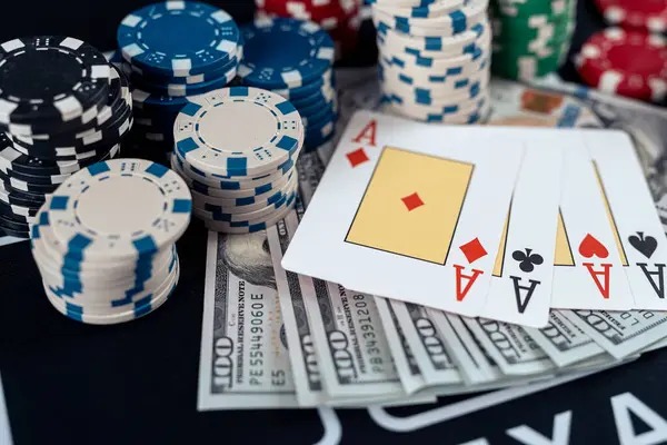 Live dealer casino table with multiple cameras